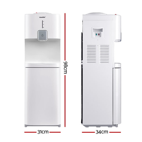 Comfee Water Dispenser Cooler Hot Cold Taps Purifier Stand 20L Cabinet White freeshipping - Awezingly