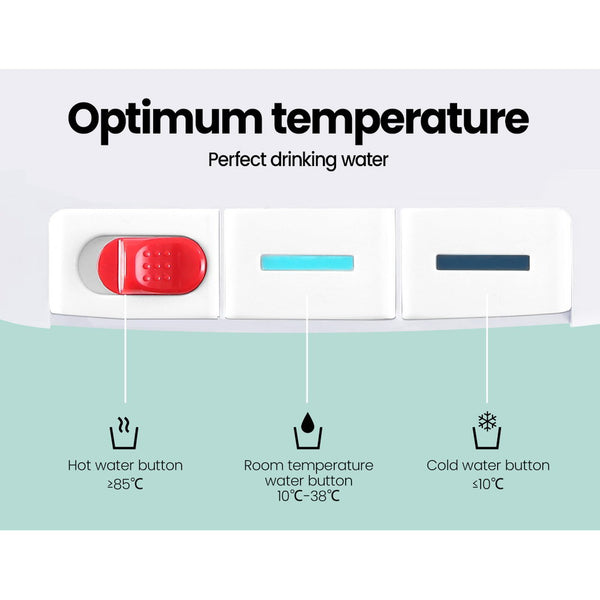 Comfee Water Dispenser Cooler Hot Cold Taps Purifier Stand 20L Cabinet White freeshipping - Awezingly