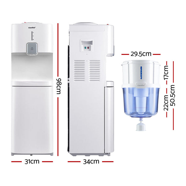 Comfee Water Cooler Dispenser Stand Chiller Cold Hot 15L Purifier Bottle Filter Comfee