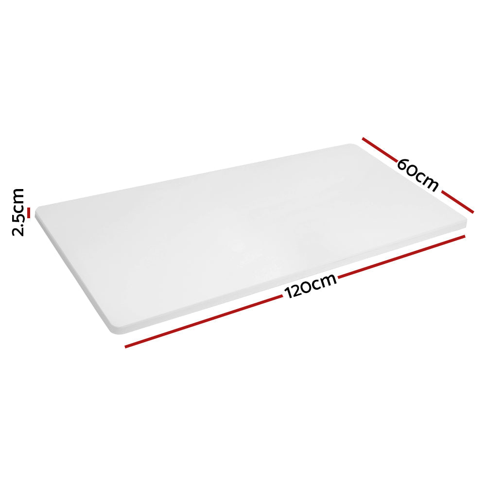 Artiss Motorised Standing Desk Desktop Electric Sit Stand Table White Artiss