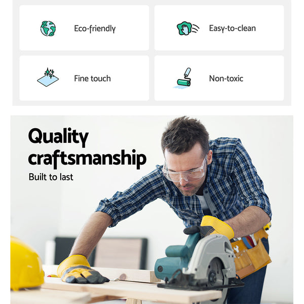 Artiss Standing Desk Desktop Motorised Electric Sit Stand Table Rustic Brown Artiss