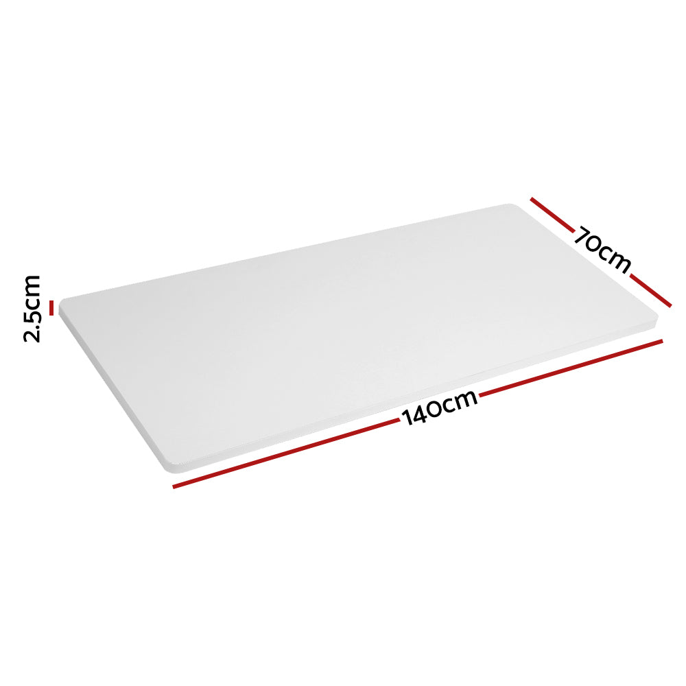 Artiss Standing Desk Desktop Motorised Electric Sit Stand Table White Artiss