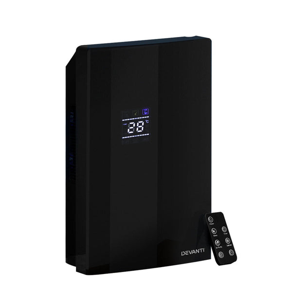 Devanti 2L Dehumidifier Air Purify Black Devanti