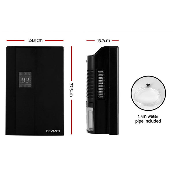 Devanti 2L Dehumidifier Air Purify Black Devanti