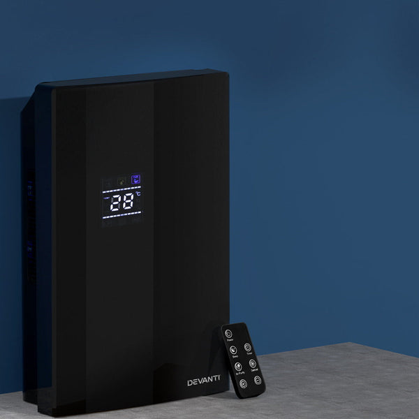 Devanti 2L Dehumidifier Air Purify Black Devanti