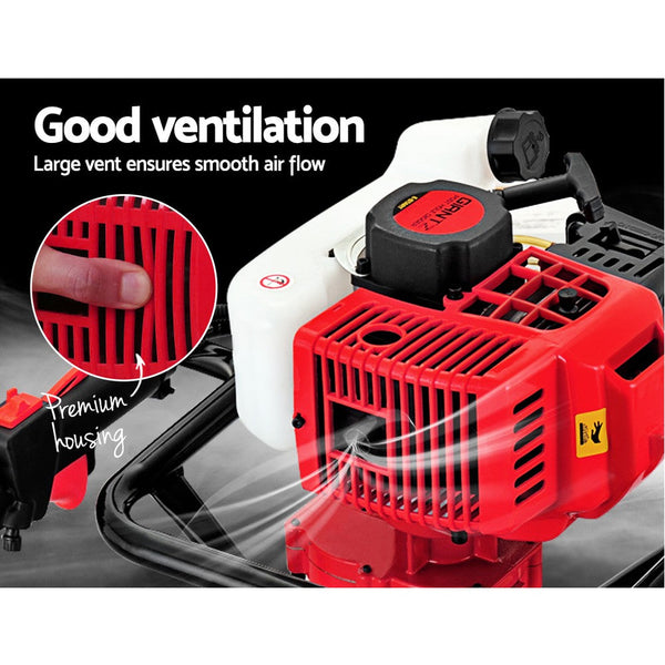 Giantz 92CC Petrol Post Hole Digger Drill Borer Fence Extension Auger Bits Giantz