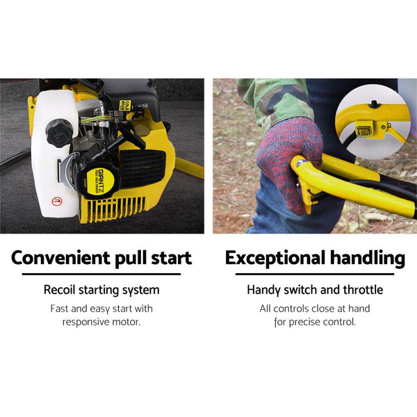 Giantz Post Hole Digger Only Engine 80CC Petrol Motor Diggers Earth Auger Giantz