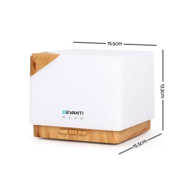 DEVANTi Aroma Diffuser Air Humidifier Night Light 600ml freeshipping - Awezingly
