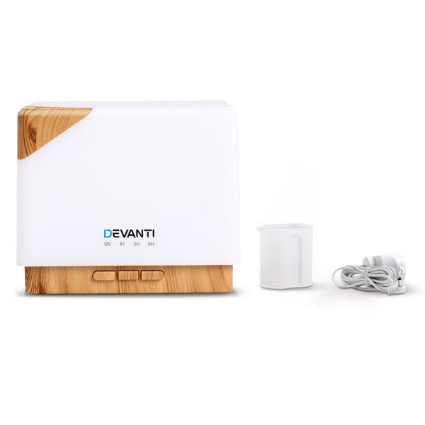 DEVANTi Aroma Diffuser Air Humidifier Night Light 600ml freeshipping - Awezingly