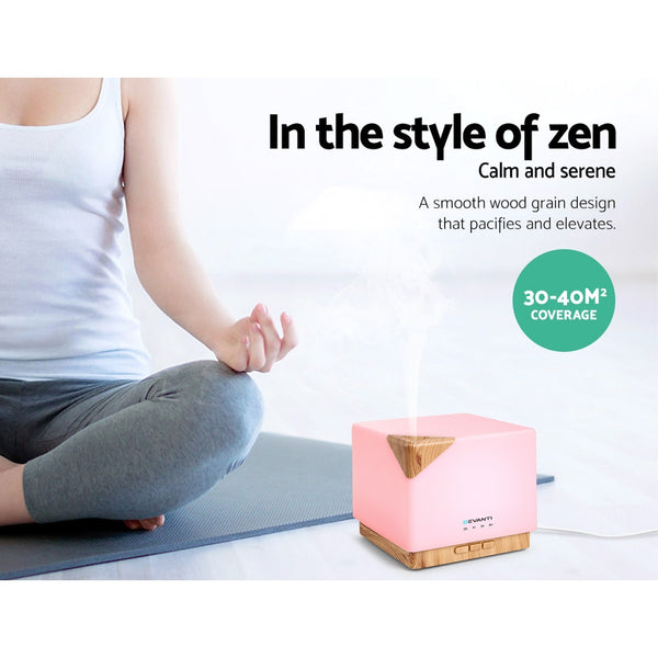 DEVANTi Aroma Diffuser Air Humidifier Night Light 600ml freeshipping - Awezingly