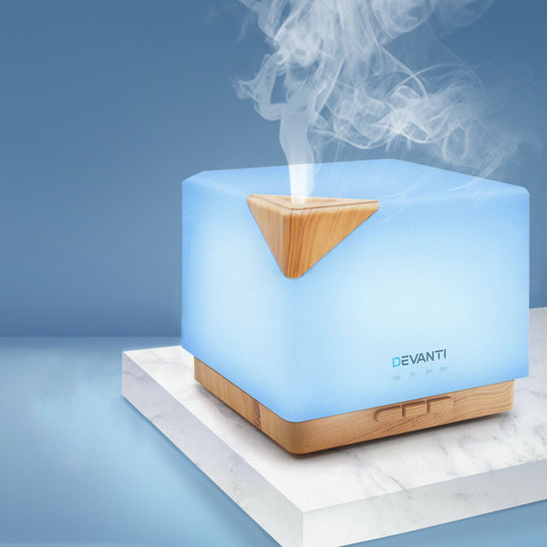DEVANTi Aroma Diffuser Air Humidifier Night Light 600ml freeshipping - Awezingly