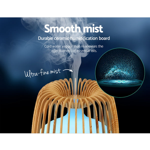 Devanti 4-In-1 Aroma Diffuser Aromatherapy Humidifier Essential Oil 500ml freeshipping - Awezingly