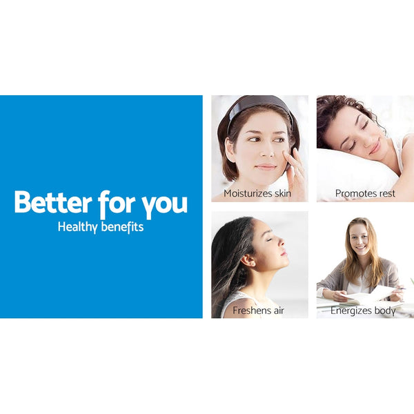 Devanti 400ml 4 in 1 Aroma Diffuser with remote control- Dark Wood freeshipping - Awezingly