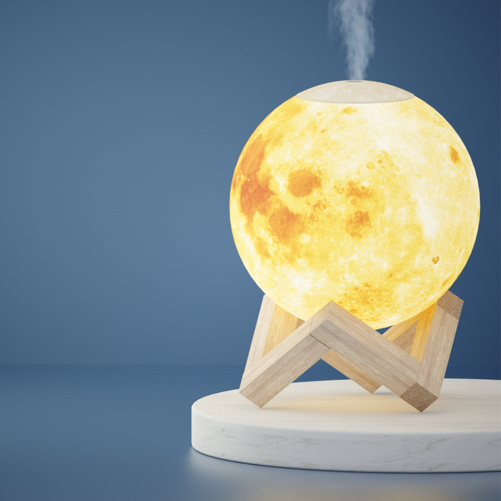 Devanti Aroma Diffuser LED Moon Lamp 880ml Devanti