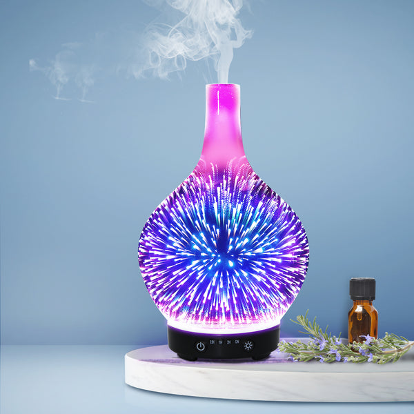 Aroma Diffuser 3D LED Light Oil Firework Air Humidifier 100ml freeshipping - Awezingly