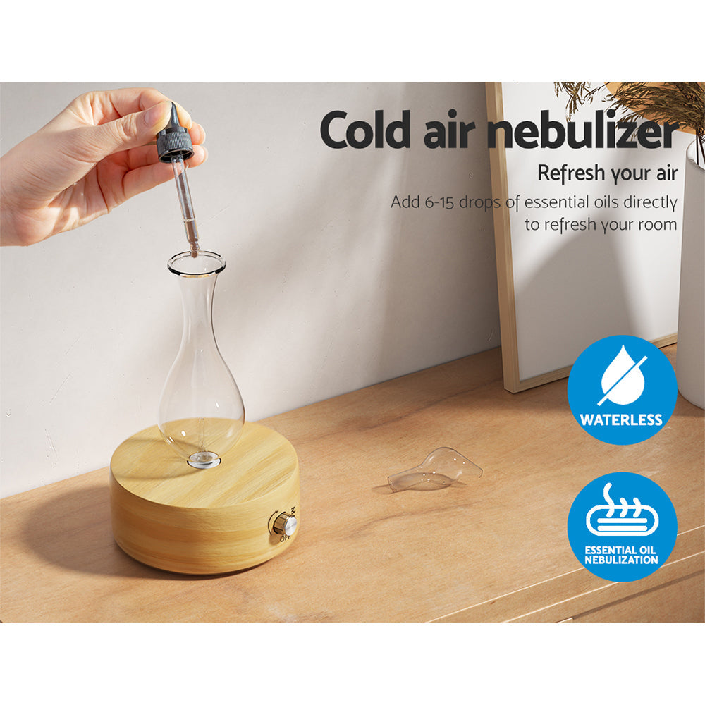 Devanti Waterless Aromatherapy Aroma Diffuser Pure Essential Oil Ultrasonic Devanti