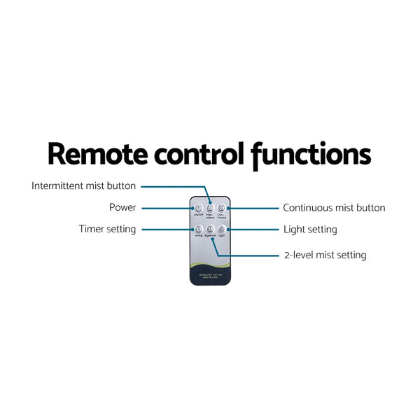 Devanti Aromatherapy Diffuser Aroma Essential Oils Air Humidifier LED Light 400ml freeshipping - Awezingly