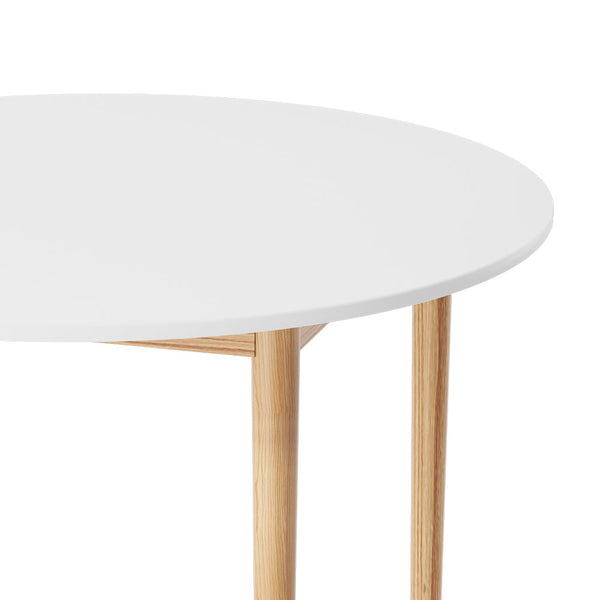 Artiss Dining Table Round White 108CM Diameter Demi Artiss