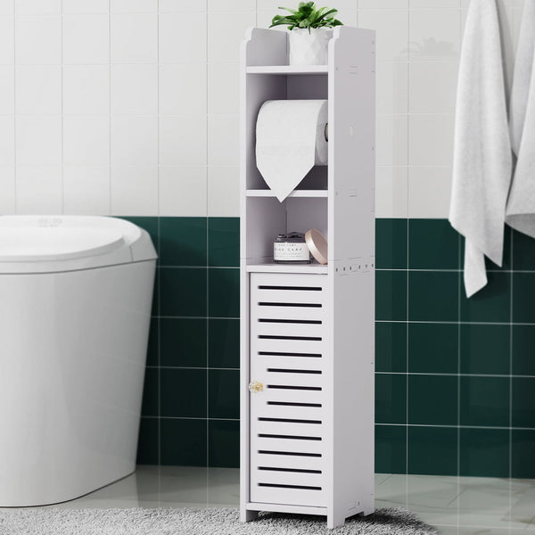 Artiss Bathroom Cabinet Toilet Roll Holder Tissue Organizer 3 Tier Floor Cabinet Artiss