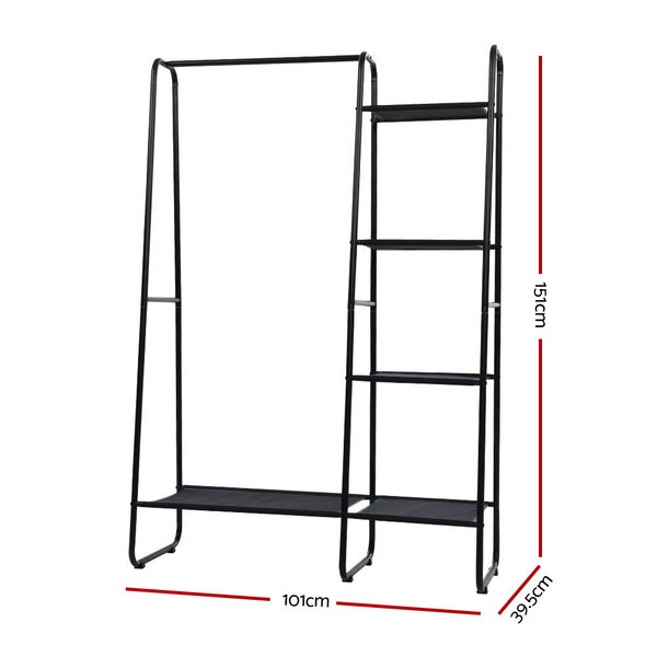 Portable Clothes Rack Garment Hanging Stand freeshipping - Awezingly