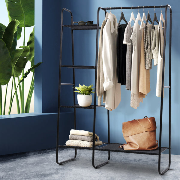 Portable Clothes Rack Garment Hanging Stand freeshipping - Awezingly