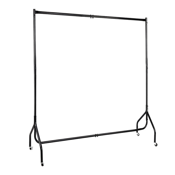 Artiss Clothes Rack Airer Coat Stand 6FT Rail Wheels Artiss