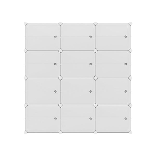 Artiss DIY Shoe Box Shoe Cabinet White Storage Cube Portable Organiser Stand Artiss