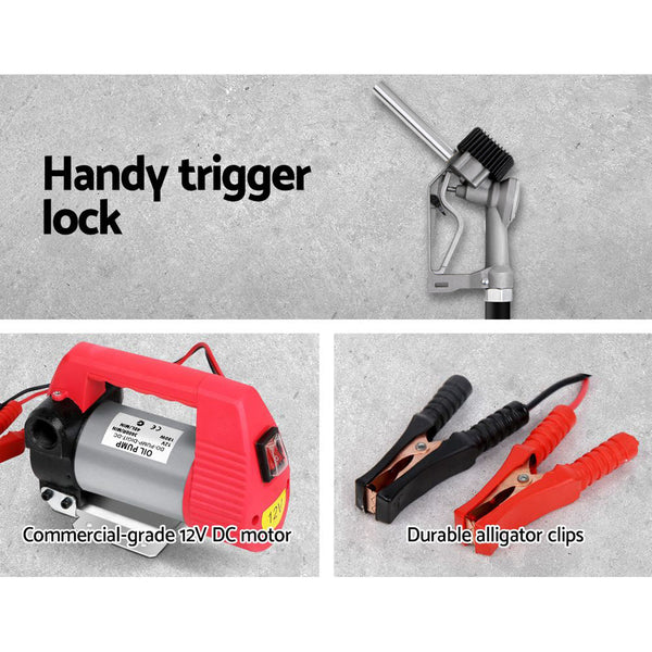 12V Electric Diesel Oil Bio-diesel Transfer Pump Giantz