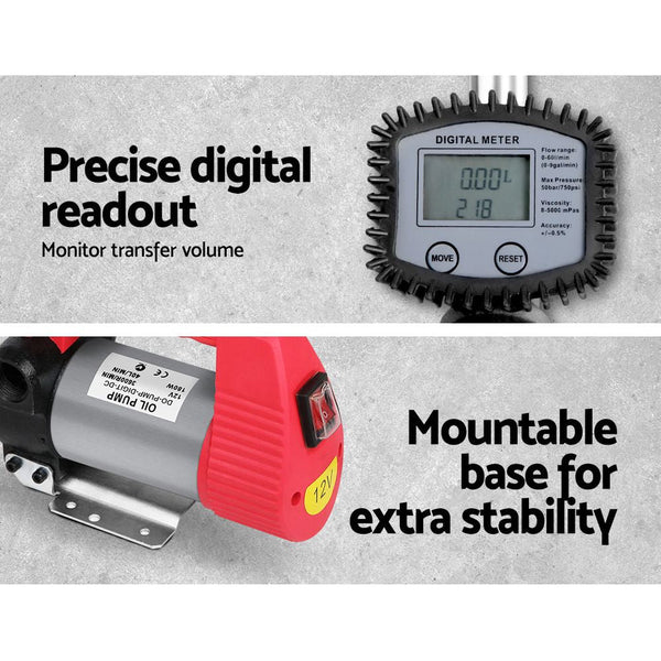 12V Electric Diesel Oil Bio-diesel Transfer Pump Giantz