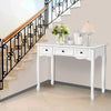 Artiss Hallway Console Table Hall Side Dressing Entry Display 3 Drawers White