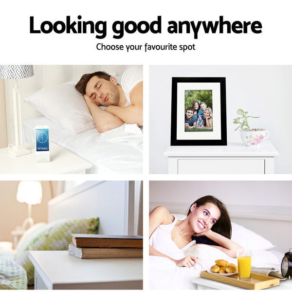 Bedside Table Coffee Side Cabinet Drawer Wooden White freeshipping - Awezingly