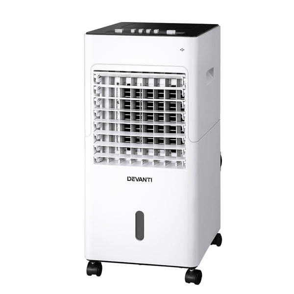 Devanti Evaporative Air Cooler Conditioner Portable 6L Cooling Fan Humidifier freeshipping - Awezingly