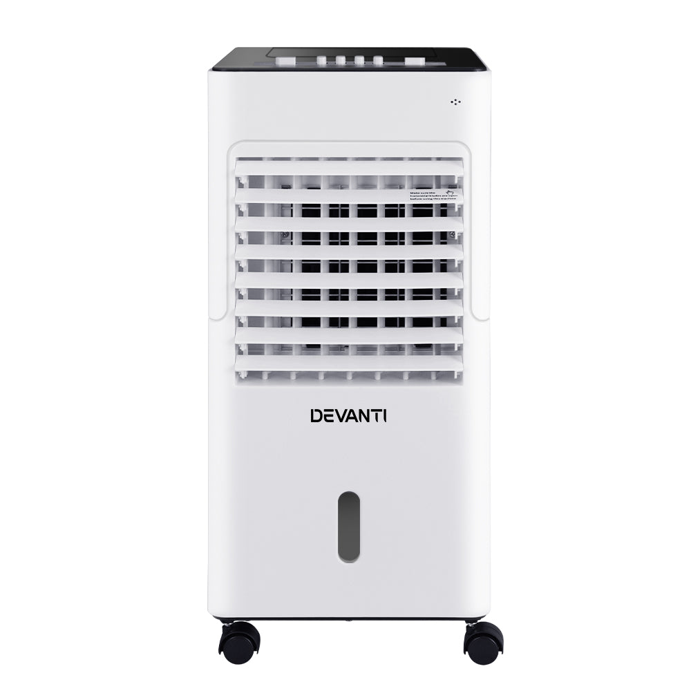 Devanti Evaporative Air Cooler Conditioner Portable 6L Cooling Fan Humidifier freeshipping - Awezingly