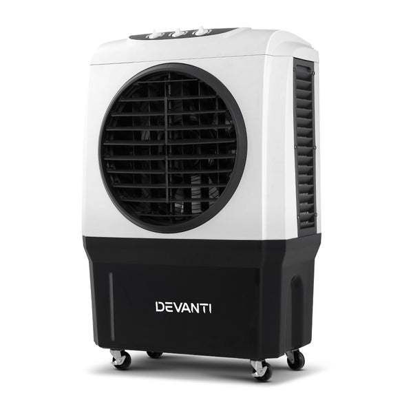 Devanti Evaporative Air Cooler Industrial Commercial Portable Water Fan Workshop freeshipping - Awezingly