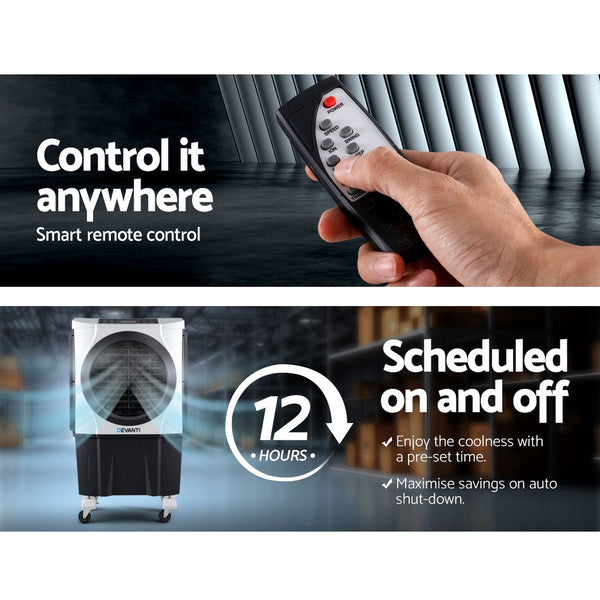 Devanti Evaporative Air Cooler Industrial Conditioner Commercial Fan Purifier freeshipping - Awezingly