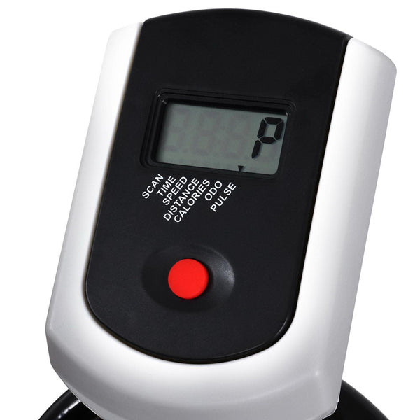 Spin Exercise Bike Flywheel Fitness Commercial Home Workout Gym Machine Bonus Phone Holder Black Spin