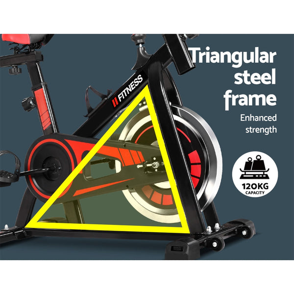 Spin Bike Exercise Bike Flywheel Fitness Home Commercial Workout Gym Holder Spin Bike