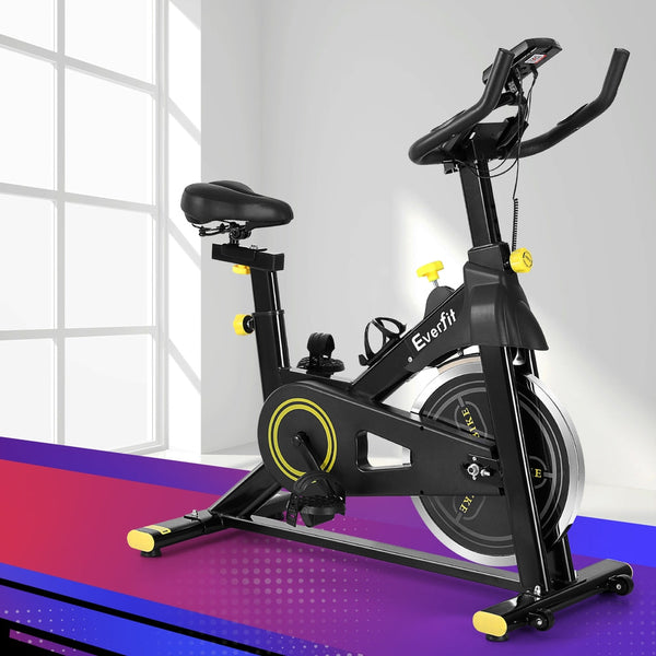Everfit Magnetic Spin Bike Exercise Bike Cardio Gym Bluetooth APP Connectable Everfit