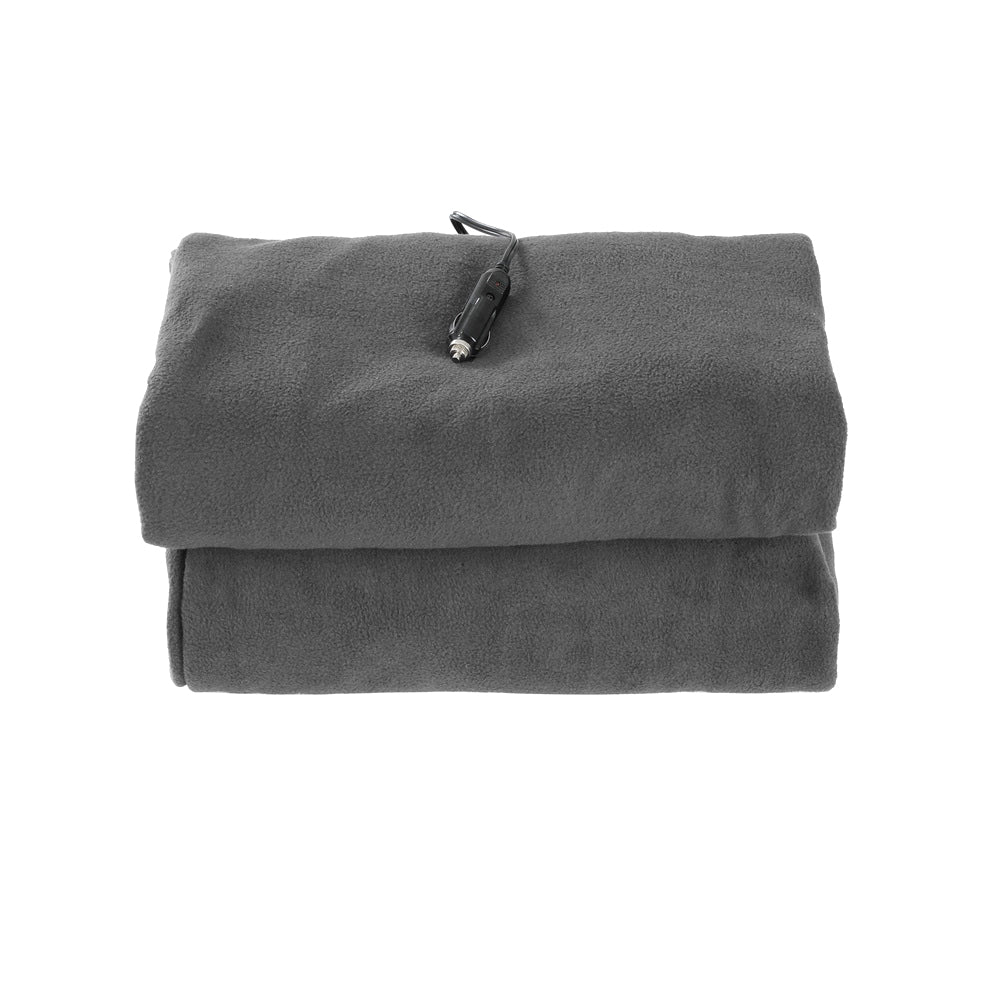 Giselle Electric Heated Blanket Car Throw Rug Grey Giselle Bedding