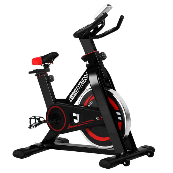 Everfit Spin Exercise Bike Cycling Fitness Commercial Home Workout Gym Black Everfit