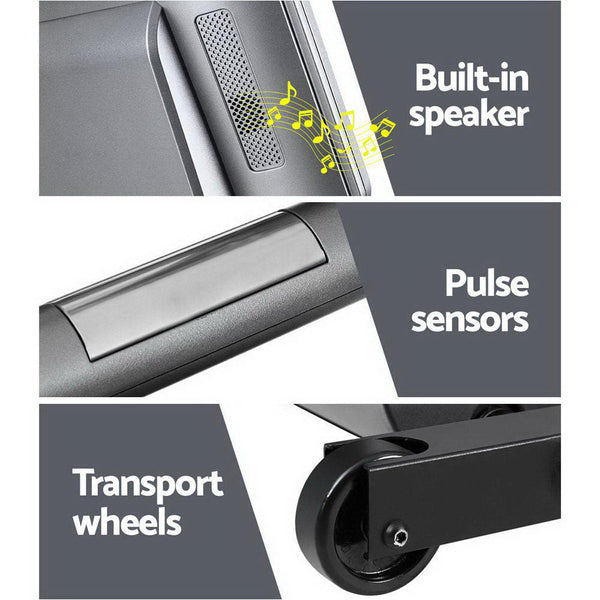 Everfit Electric Treadmill Auto Incline Trainer CM01 40 Level Incline Gym Exercise Running Machine Fitness Everfit