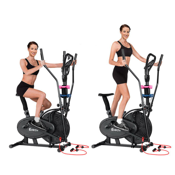 Everfit 6in1 Elliptical Cross Trainer Exercise Bike Bicycle Fitness Machine Everfit