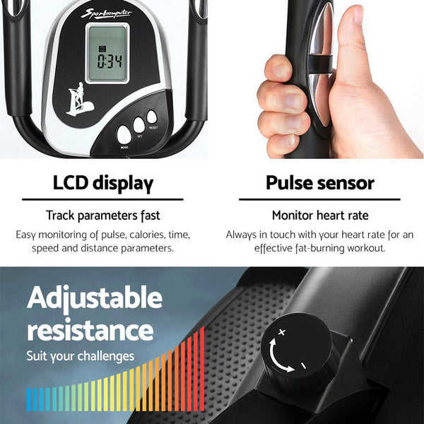 Everfit 5in1 Elliptical Cross Trainer Exercise Bike Bicycle Home Gym Fitness Machine Running Walking Everfit