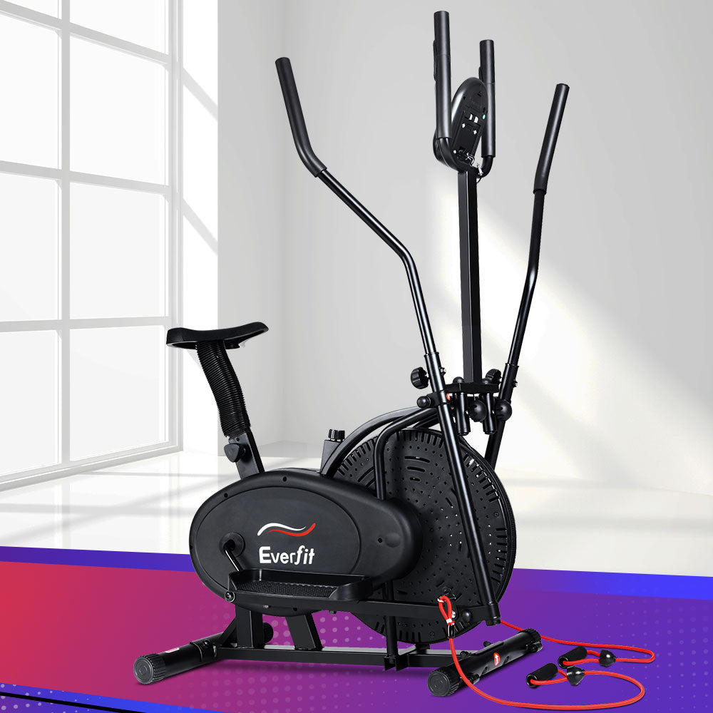 Everfit 5in1 Elliptical Cross Trainer Exercise Bike Bicycle Home Gym Fitness Machine Running Walking Everfit