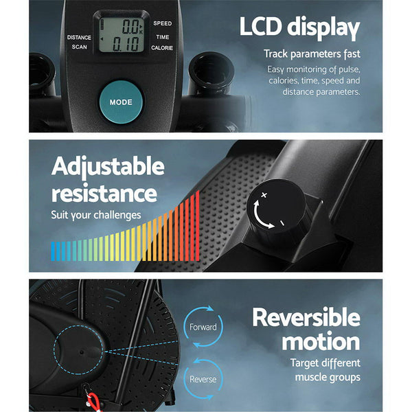 Everfit 4in1 Elliptical Cross Trainer Exercise Bike Bicycle Fitness Machine Everfit