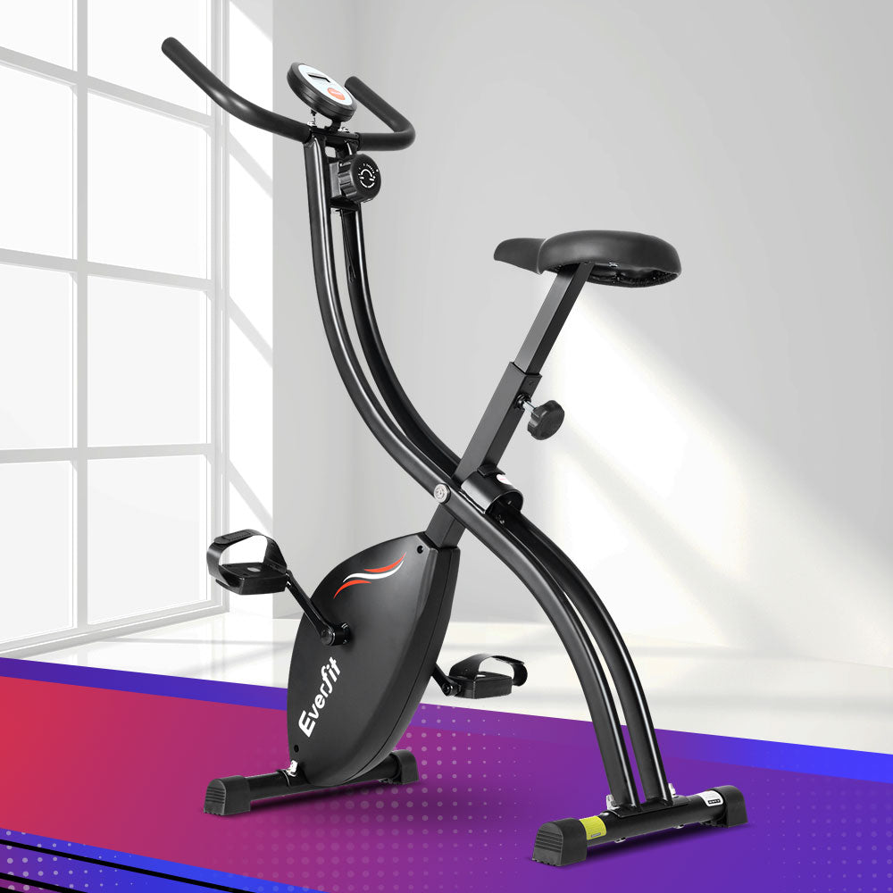 Everfit Exercise Bike X-Bike Folding Magnetic Bicycle Cycling Flywheel Fitness Machine Everfit