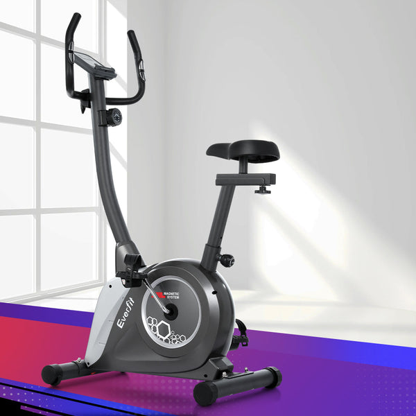 Everfit Magnetic Exercise Bike Upright Bike Fitness Home Gym Cardio Everfit