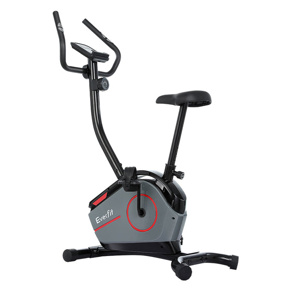 Everfit Magnetic Exercise Bike 8 Levels Upright Bike Fitness Home Gym Cardio Everfit