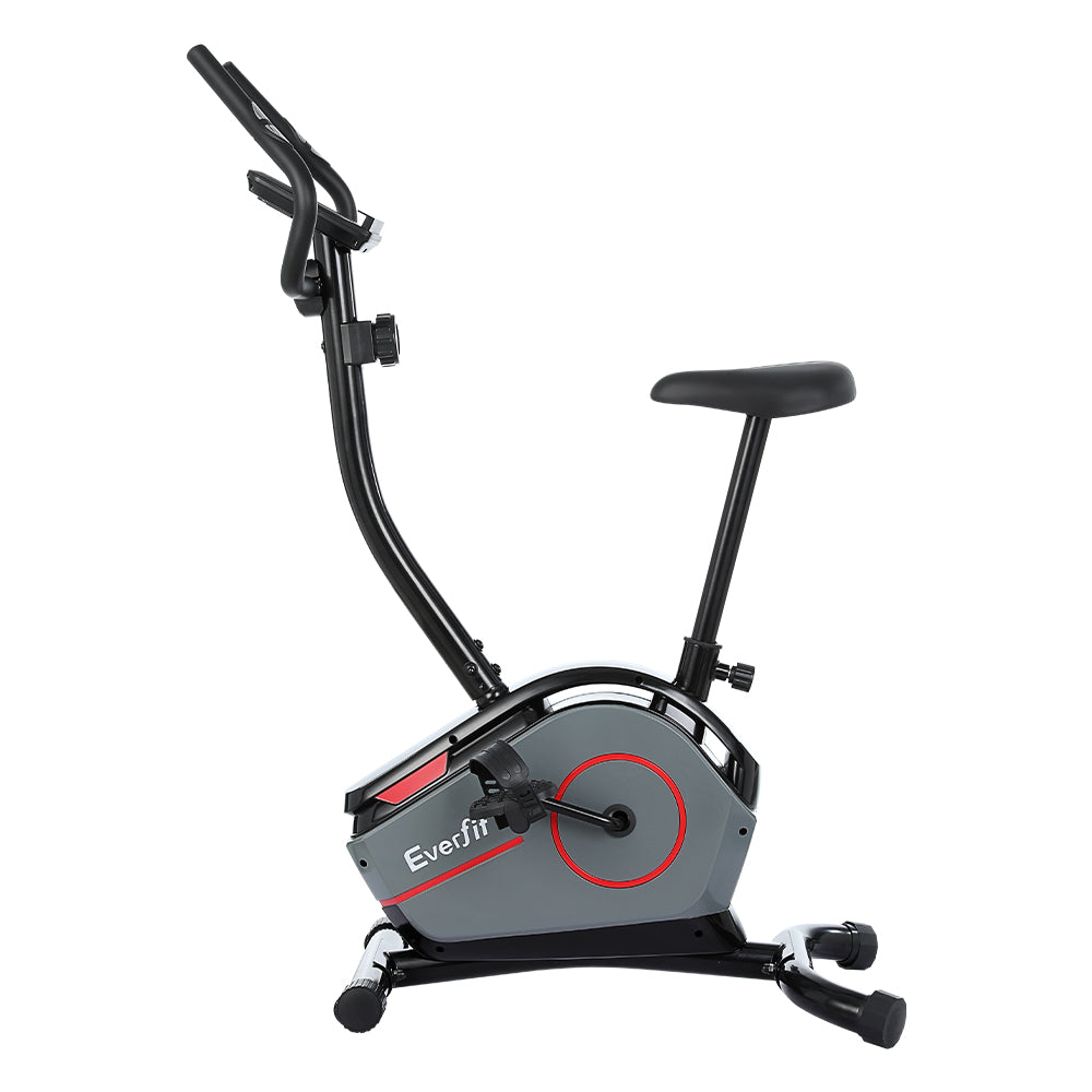 Everfit Magnetic Exercise Bike 8 Levels Upright Bike Fitness Home Gym Cardio Everfit