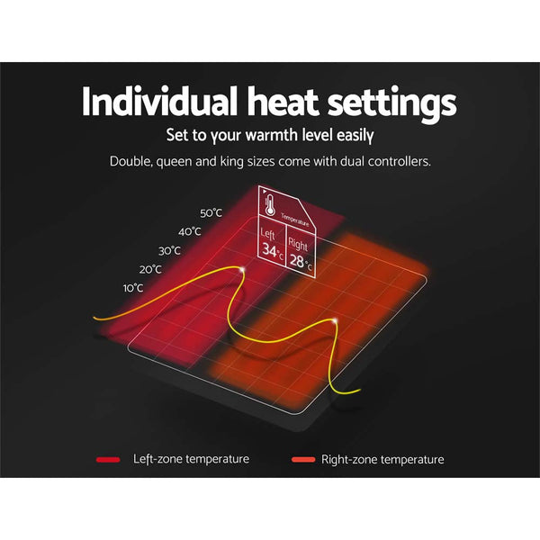 Giselle Bedding Double Size Electric Blanket Polyester Giselle Bedding